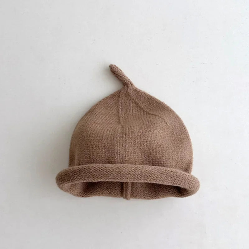 Kids Winter Hats for Newborn Boys Crochet Bonnet Toddler Girl Cap Children Baby Photography Props Boy Accessories Warm Stuffs - ZOOMNSTORE