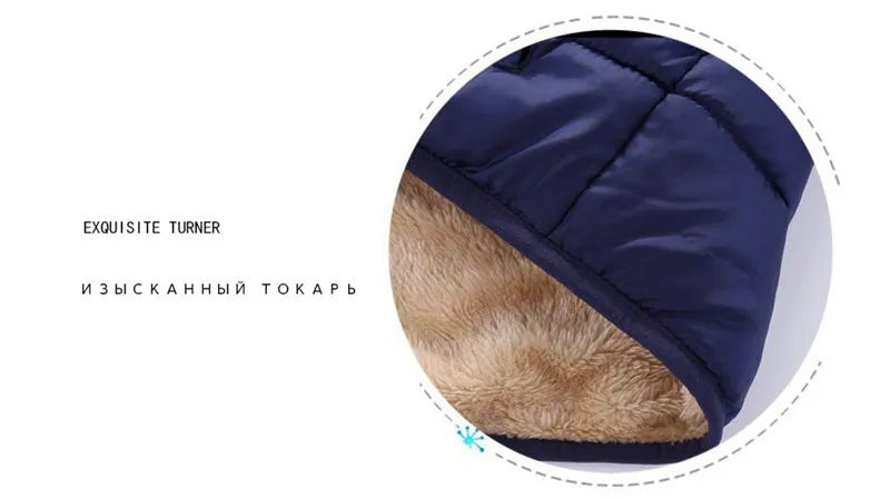 Kids Winter Jackets - Toddler Warm Coats With Zipper Closure | Heavyweight Cotton Outerwear - ZOOMNSTORE