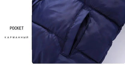 Kids Winter Jackets - Toddler Warm Coats With Zipper Closure | Heavyweight Cotton Outerwear - ZOOMNSTORE