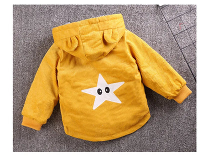 Kids Winter Jackets - Toddler Warm Coats With Zipper Closure | Heavyweight Cotton Outerwear - ZOOMNSTORE