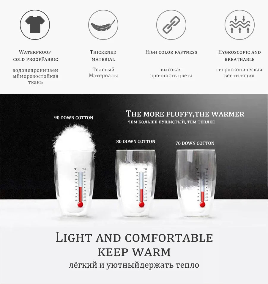 Kids Winter Snowsuit - Waterproof Toddler Snow Jumpsuit with Plush Velvet Jacket - ZOOMNSTORE