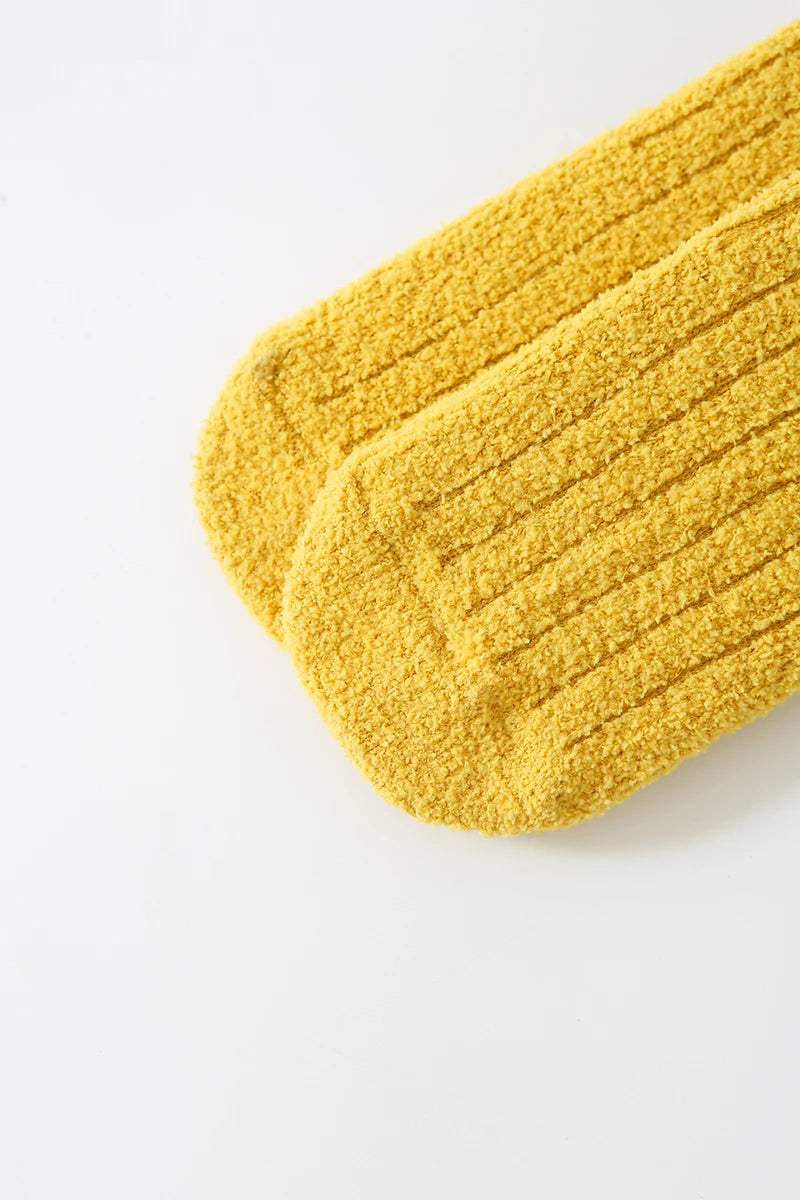 Kids Socks Thick Cold Winter Socks Super Warm Baby Snow Socks Christmas Gifts Coral Fleece Silicone Non-slip Floor Socks - ZOOMNSTORE