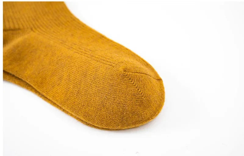 Kids Wool Cashmere Socks Children Boys Girls Soft Thermal Stockings for Baby Fashion Solid Color Kids High Long Winter Stuff - ZOOMNSTORE