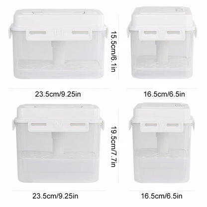 Kimchi Fermentation Container - 4/5L Leakproof Pickle Storage Jar with Detachable Press Plate - ZOOMNSTORE