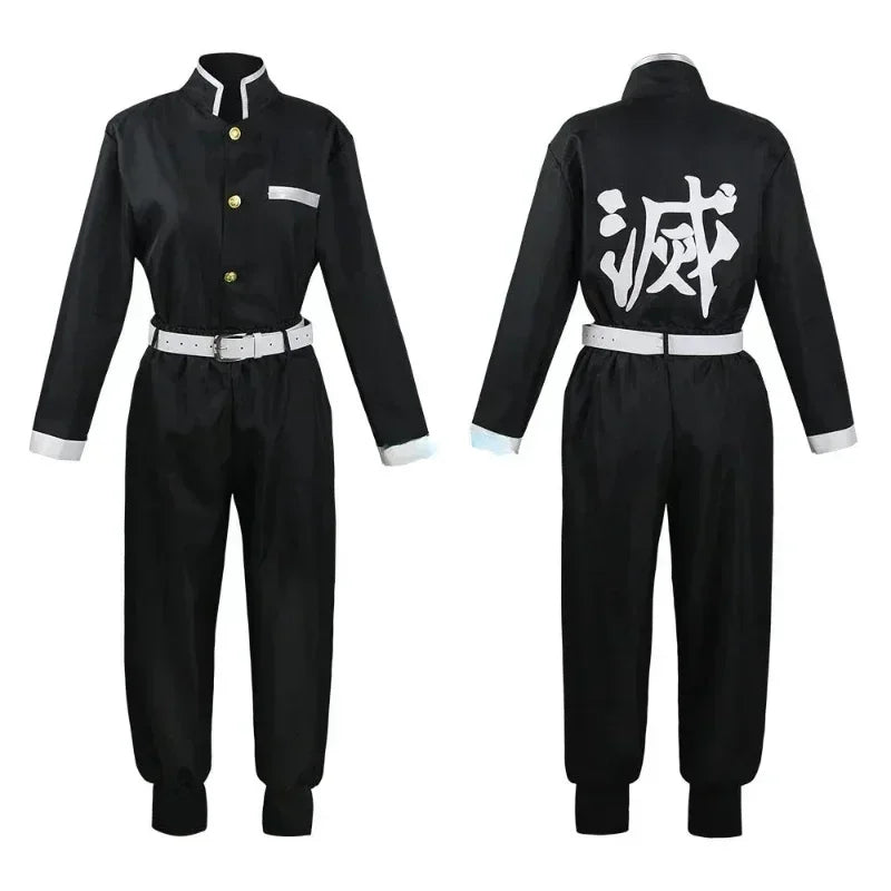 Anime Kimetsu No Yaiba Iguro Obanai Kimono Uniform Anime Pruik Cosplay Kostuum Halloween Feest - ZOOMNSTORE