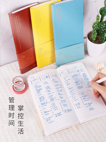 Kinbor Undated Weekly Planner Notebook - Portable Daily Monthly Journal - ZOOMNSTORE