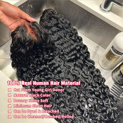 Kinky Curly Wigs - Glueless Human Hair 13x6 Lace Frontal, 7x5 HD Closure - ZOOMNSTORE