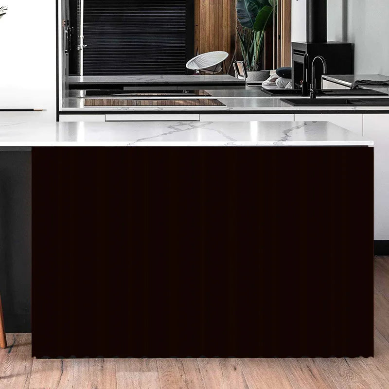 Kitchen Cabinet Curtain – Self Adhesive Polyester Shade Panel | Easy Install Velcro Cover - ZOOMNSTORE
