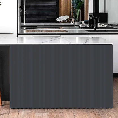 Kitchen Cabinet Curtain – Self Adhesive Polyester Shade Panel | Easy Install Velcro Cover - ZOOMNSTORE