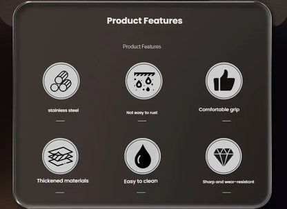 Stainless Steel Chefs Knife - Multi-Purpose Sharp Slicer for Kitchen - ZOOMNSTORE