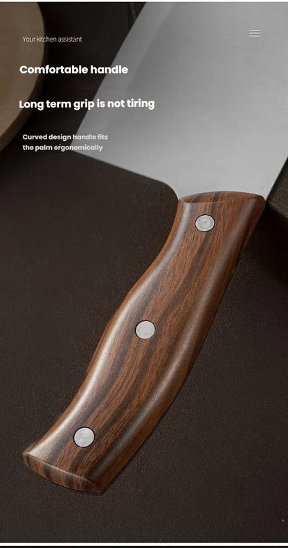 Stainless Steel Chefs Knife - Multi-Purpose Sharp Slicer for Kitchen - ZOOMNSTORE