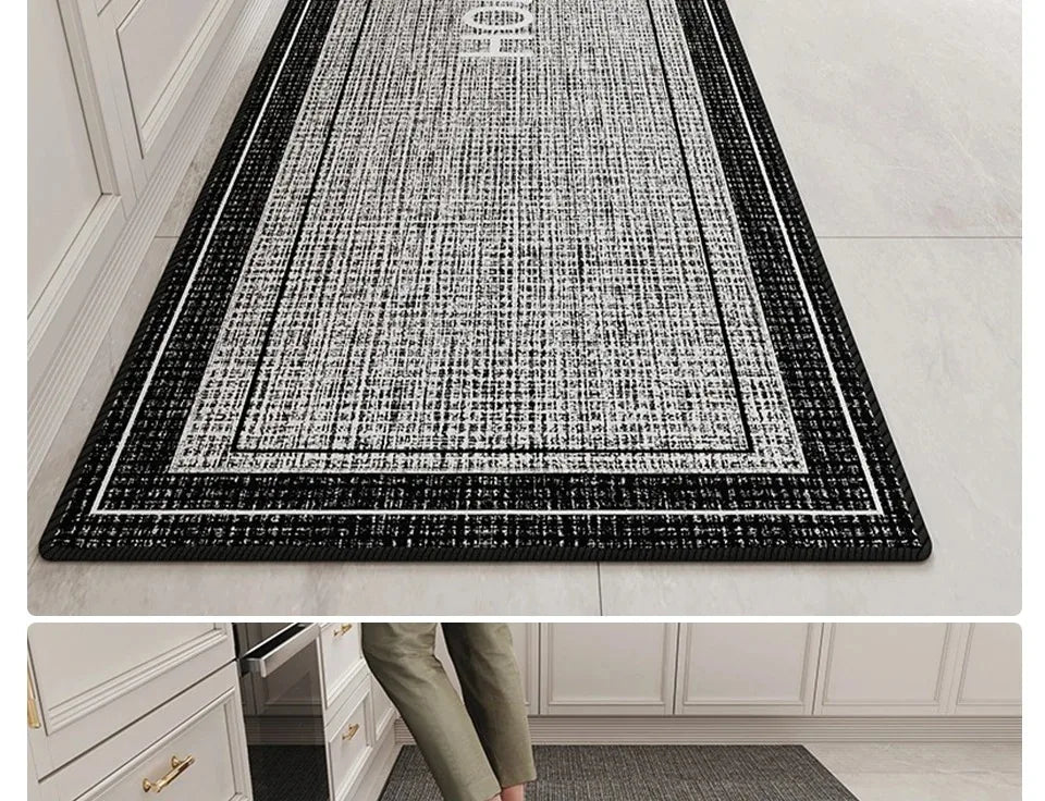Kitchen Floor Mat – Non Slip Rug With TPR Bottom | Custom Size Rectangular Area Rug - ZOOMNSTORE