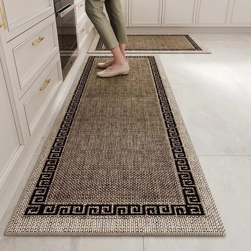 Kitchen Floor Mat – Non Slip Rug With TPR Bottom | Custom Size Rectangular Area Rug - ZOOMNSTORE