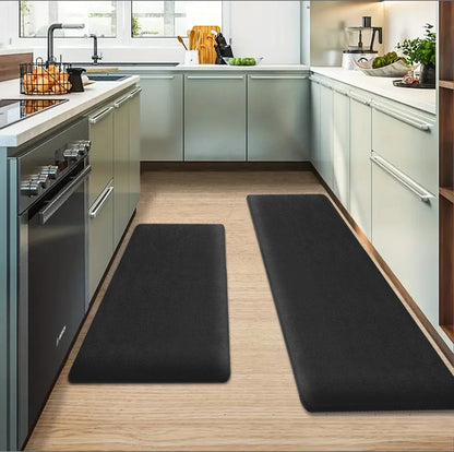 Kitchen Floor Mat - Thickened Flannel Non Slip Absorbent Door Rug for Home - ZOOMNSTORE