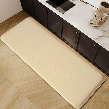 Kitchen Floor Mat - Thickened Flannel Non Slip Absorbent Door Rug for Home - ZOOMNSTORE