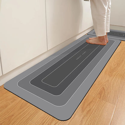 Kitchen Floor Mat - Waterproof Anti Skid Polyester Rug | Durable Non Slip Kitchen Rug - ZOOMNSTORE
