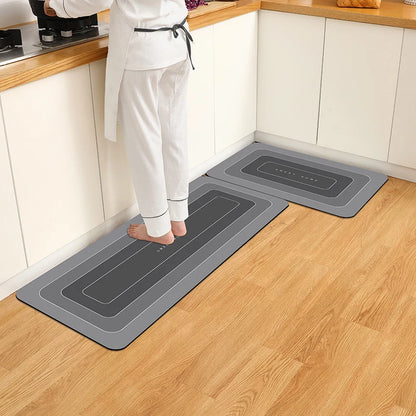 Kitchen Floor Mat - Waterproof Anti Skid Polyester Rug | Durable Non Slip Kitchen Rug - ZOOMNSTORE