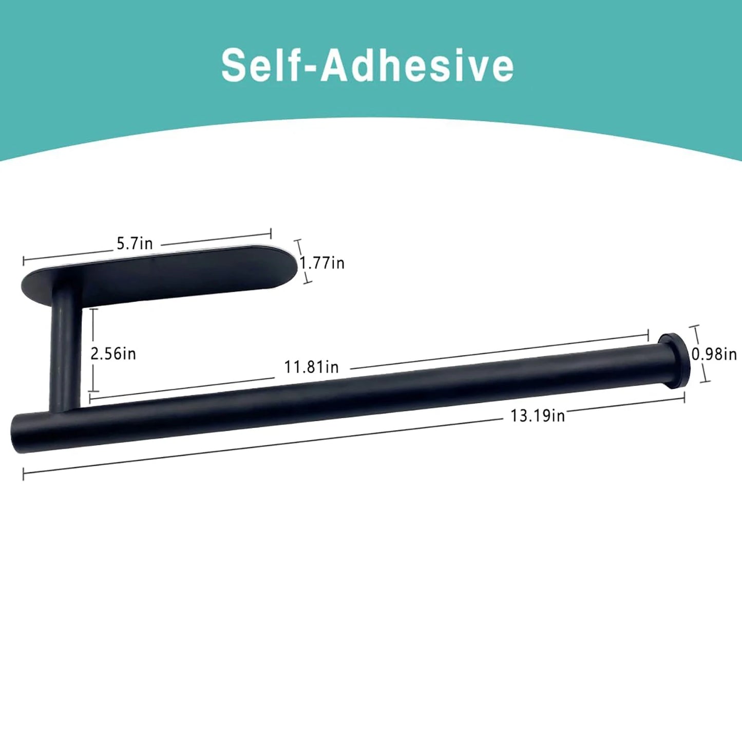 Kitchen Paper Towel Holder Adhesive Tissue Hanger Toilet Roll Paper Dispenser Cabinet Storage Napkin Rack Bathroom Accessories - ZOOMNSTORE