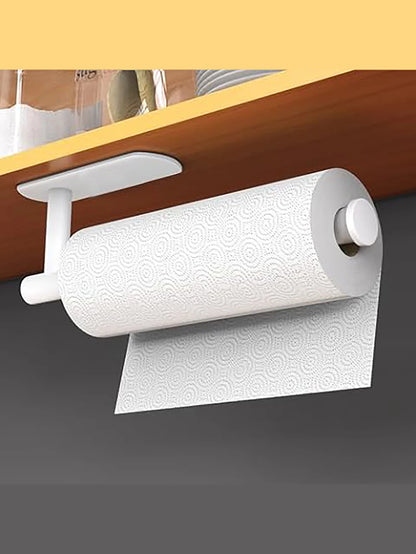 Kitchen Paper Towel Holder Adhesive Tissue Hanger Toilet Roll Paper Dispenser Cabinet Storage Napkin Rack Bathroom Accessories - ZOOMNSTORE