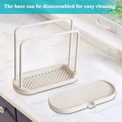 Kitchen Sink Drain Rack - Sponge and Rag Storage Basket - ZOOMNSTORE