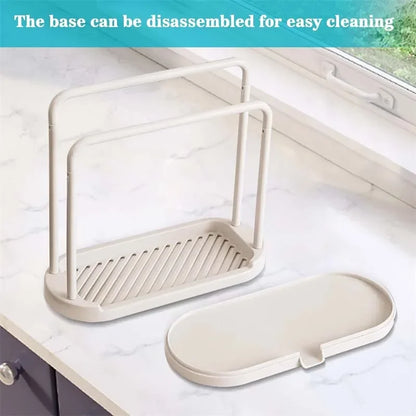 Kitchen Sink Drain Rack - Sponge and Rag Storage Basket - ZOOMNSTORE