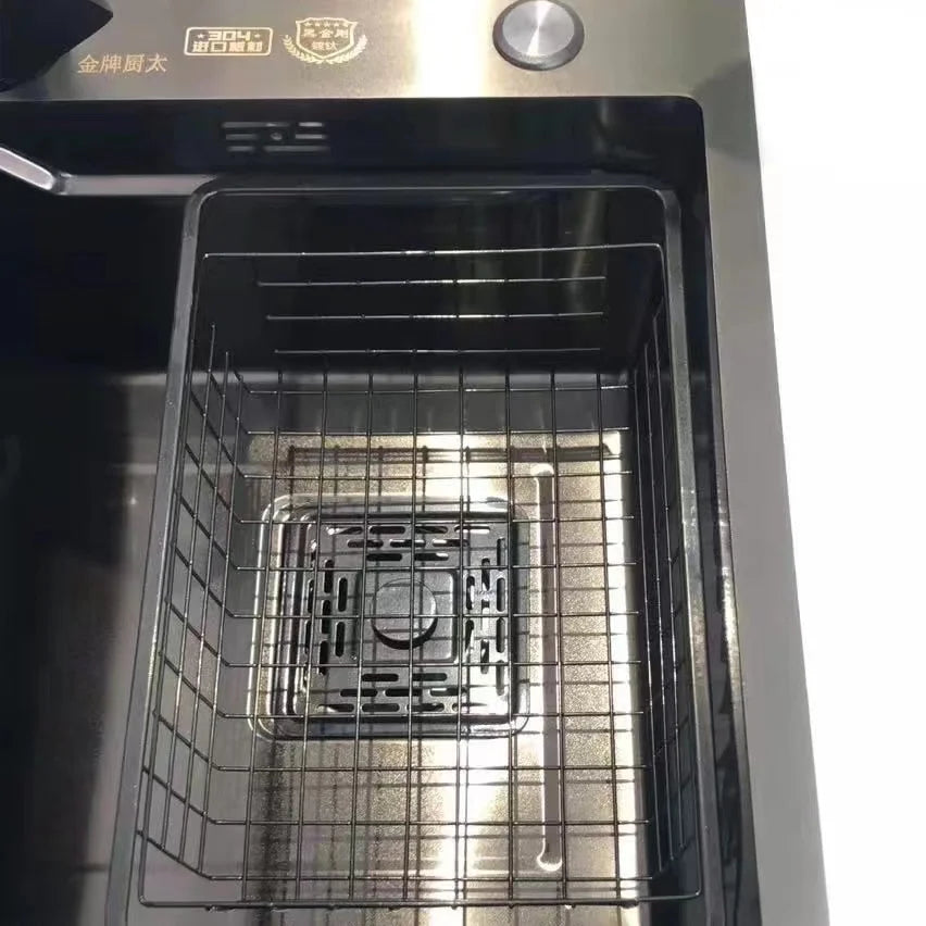 High-End Kitchen Sink Drain Rack - Nano Drying Basket for Tableware  Vegetables - ZOOMNSTORE