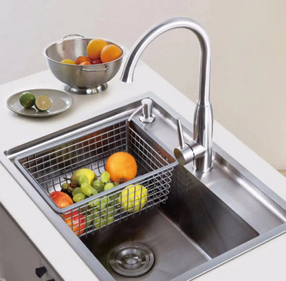 High-End Kitchen Sink Drain Rack - Nano Drying Basket for Tableware  Vegetables - ZOOMNSTORE