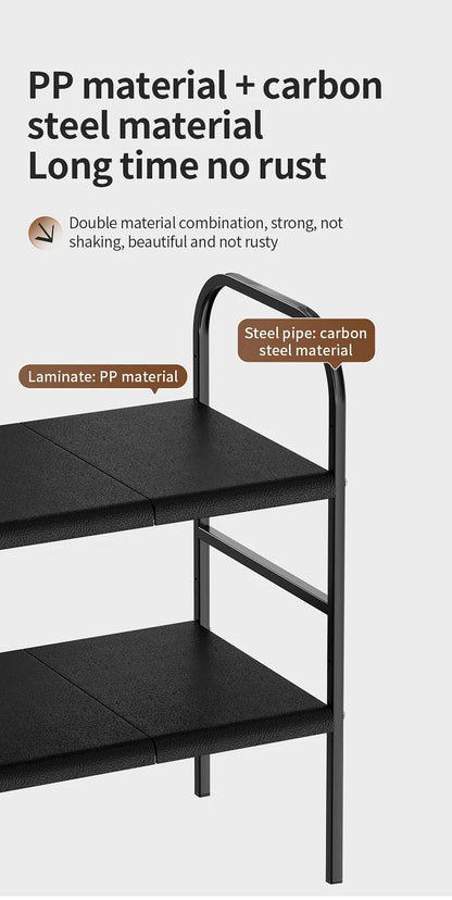 Expandable Under Sink Organizer - Multi-Use Cabinet Storage Rack with Removable Baskets - ZOOMNSTORE