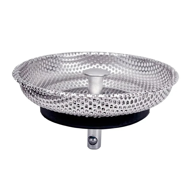 Kitchen Sink Strainer - Stainless Steel Basin Drain Stopper & Hair Catcher Filter - ZOOMNSTORE