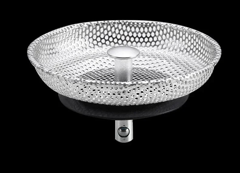 Kitchen Sink Strainer - Stainless Steel Basin Drain Stopper & Hair Catcher Filter - ZOOMNSTORE