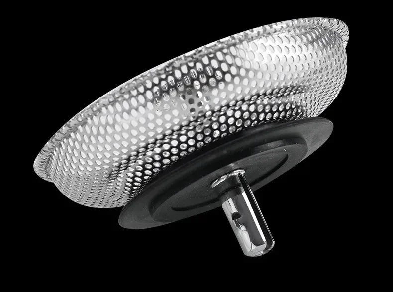 Kitchen Sink Strainer - Stainless Steel Basin Drain Stopper & Hair Catcher Filter - ZOOMNSTORE