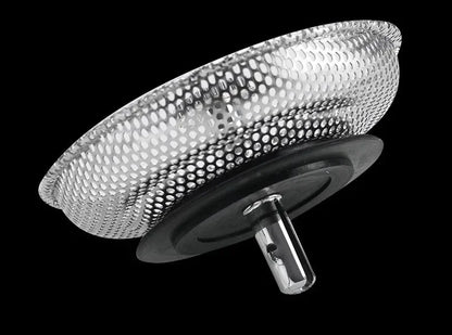Kitchen Sink Strainer - Stainless Steel Basin Drain Stopper & Hair Catcher Filter - ZOOMNSTORE