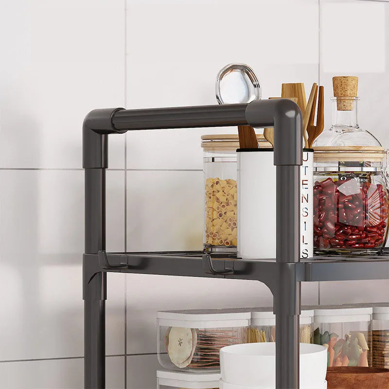 Multi-Layer Kitchen Storage Rack - Microwave Shelf  Condiment Organizer - ZOOMNSTORE