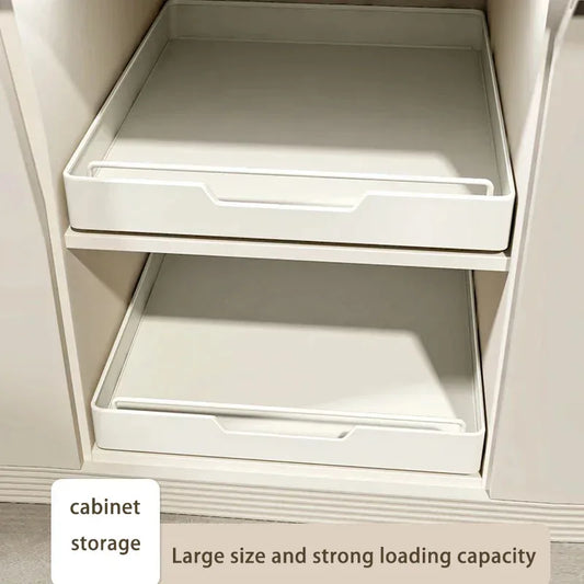 Kitchen Storage Rack - Pull-Out Drawer Spice Organizer Shelf - ZOOMNSTORE