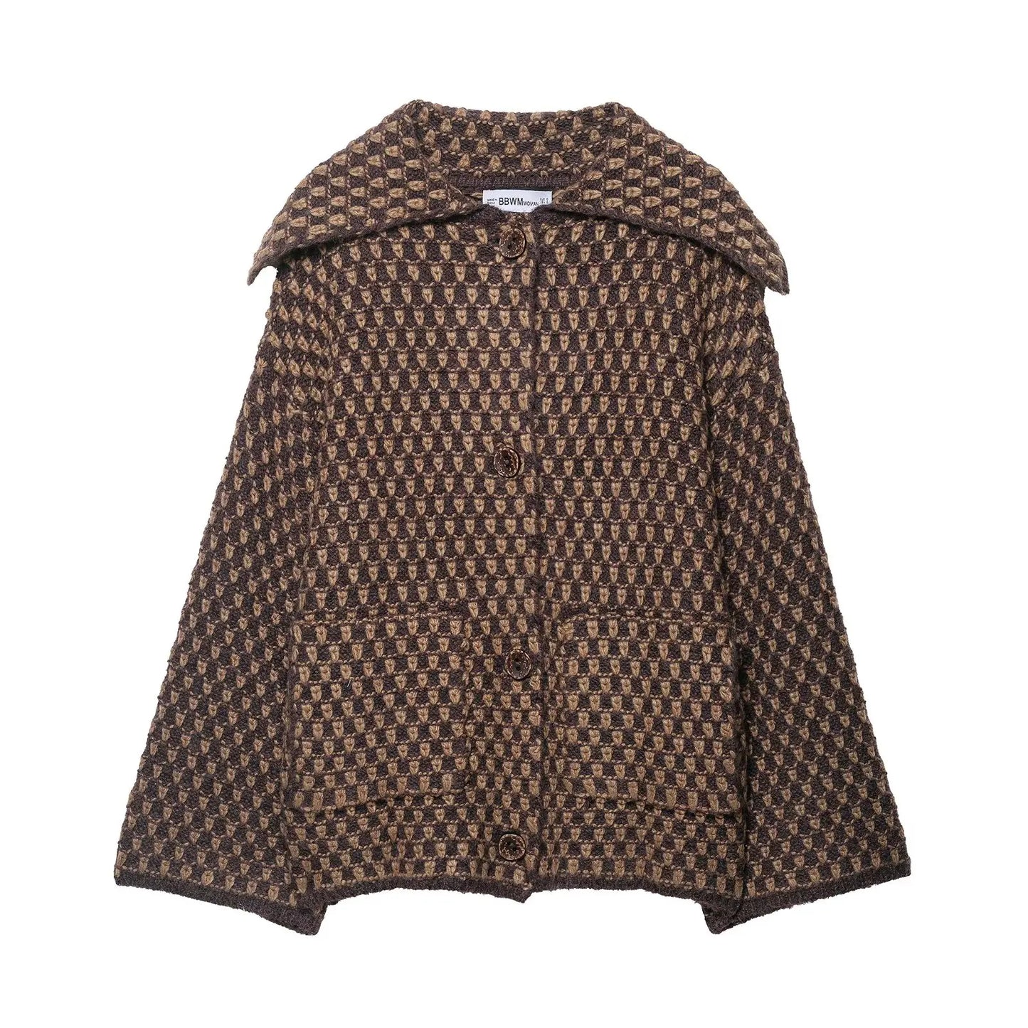 Knitted Jackets Women – 2025 Autumn Winter Single-Breasted Jacket | Casual Streetwear Coat - ZOOMNSTORE