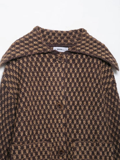 Knitted Jackets Women – 2025 Autumn Winter Single-Breasted Jacket | Casual Streetwear Coat - ZOOMNSTORE