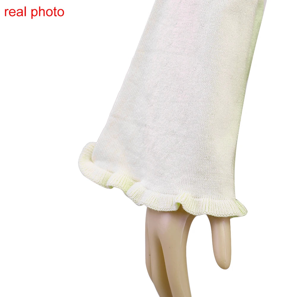 Elegant Knitted Maxi Dress - Backless Flare Sleeve Sweater Outfit for Women - ZOOMNSTORE