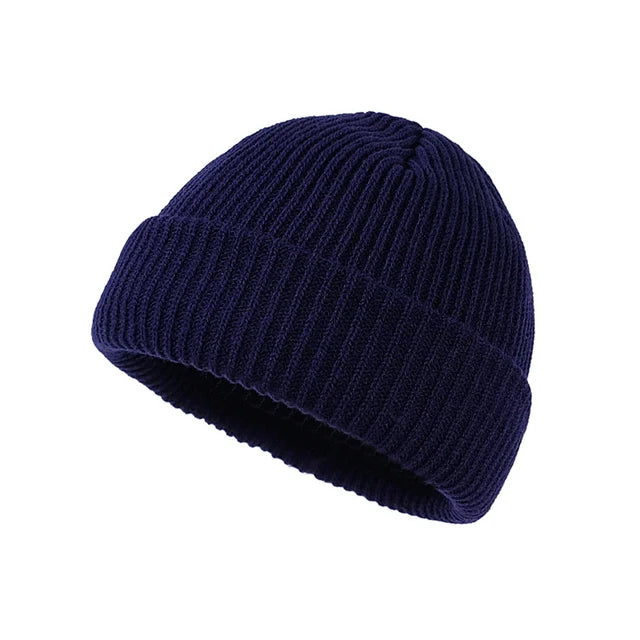 Knitted Winter Beanie - Wool Beanie Cap For Men & Women | Warm Skullies Hat - ZOOMNSTORE
