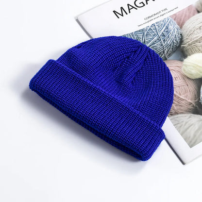Knitted Winter Beanie - Wool Beanie Cap For Men & Women | Warm Skullies Hat - ZOOMNSTORE