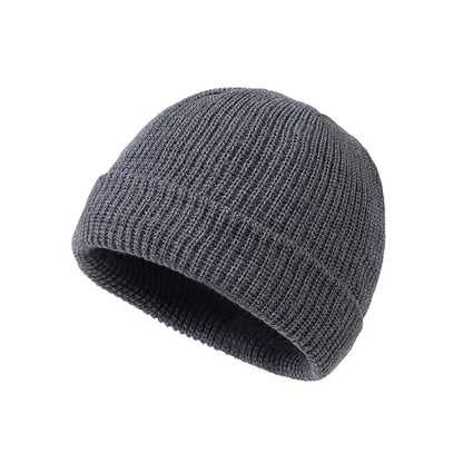 Knitted Winter Beanie - Wool Beanie Cap For Men & Women | Warm Skullies Hat - ZOOMNSTORE
