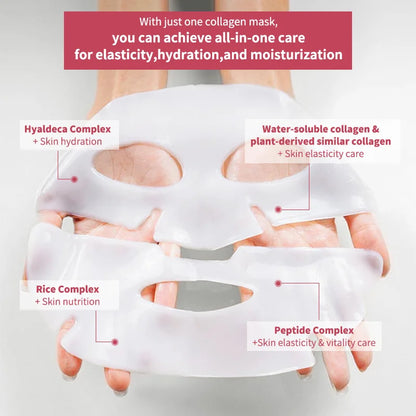 Korean Bio Collagen Face Mask - Anti-Aging Hydrating  Whitening Skin Care - ZOOMNSTORE