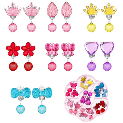 Korean Style Kids Ear Clips - Cute Cartoon Animal No-Piercing Earrings for Girls - ZOOMNSTORE