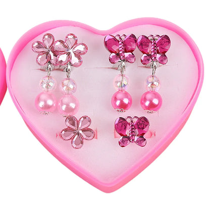 Korean Style Kids Ear Clips - Cute Cartoon Animal No-Piercing Earrings for Girls - ZOOMNSTORE