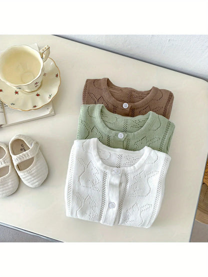 Korean Style Spring and Autumn Clothes Baby Knitted Jumpsuit Super Cute Little Hedgehog 100-Day Knitted Crawling Suit for Going Out - ZOOMNSTORE