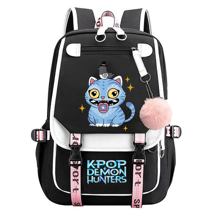 KPop Demon Hunters School Backpack - Stylish Outdoor Bag for Students - ZOOMNSTORE