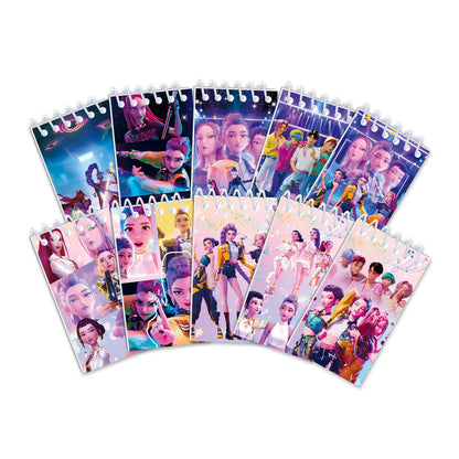 Kpop Demon Hunter Notebooks – Anime Student Planner & Portable Notepads Set - ZOOMNSTORE