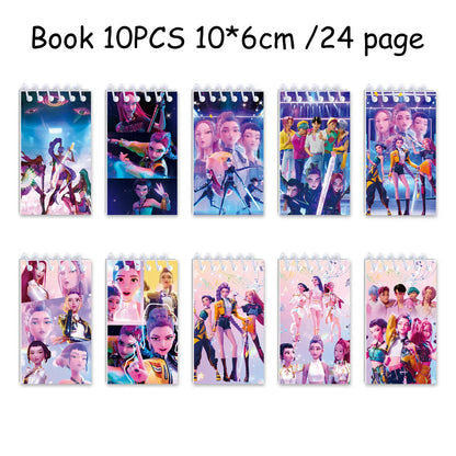 Kpop Demon Hunter Notebooks – Anime Student Planner & Portable Notepads Set - ZOOMNSTORE