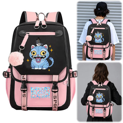 Demon Hunters Backpack - KPop School Bag for Teens - ZOOMNSTORE