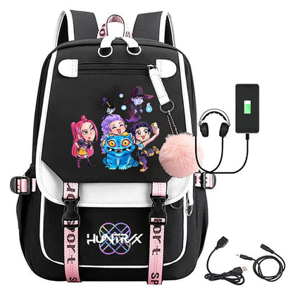 Demon Hunters Backpack - KPop School Bag for Teens - ZOOMNSTORE