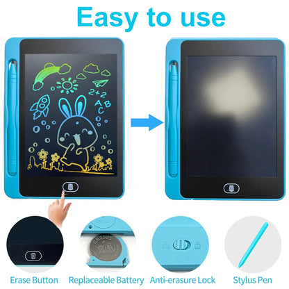 24 pieces of 6.5 inch LCD writing board,  children's graffiti drawing board, handwriting blackboard, children's toy - ZOOMNSTORE